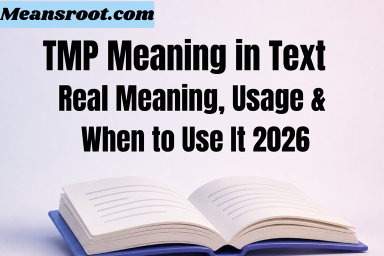 TMP Meaning in Text