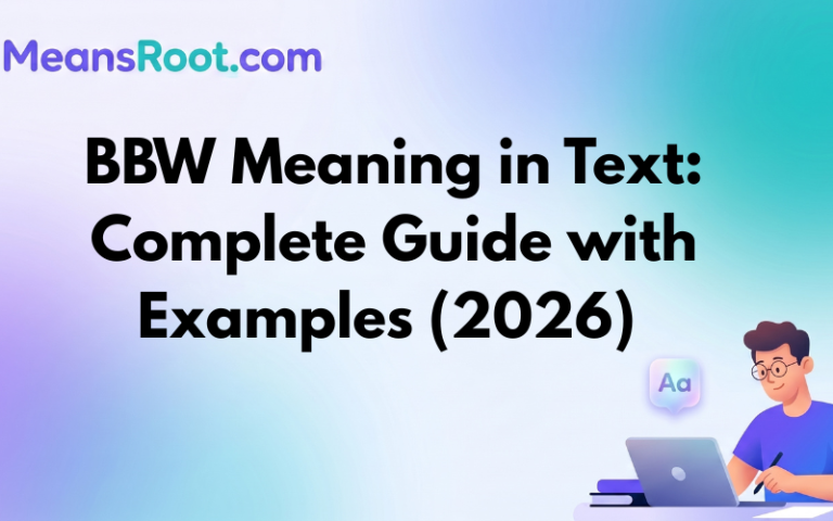 BBW Meaning in Text