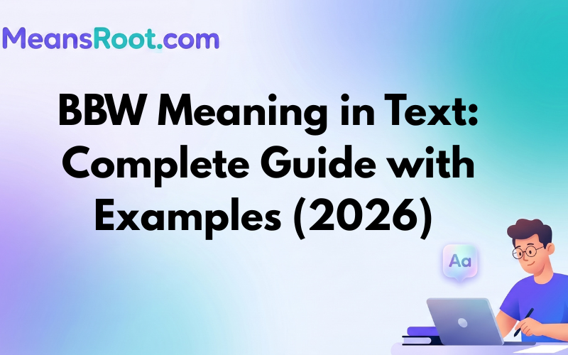 BBW Meaning in Text