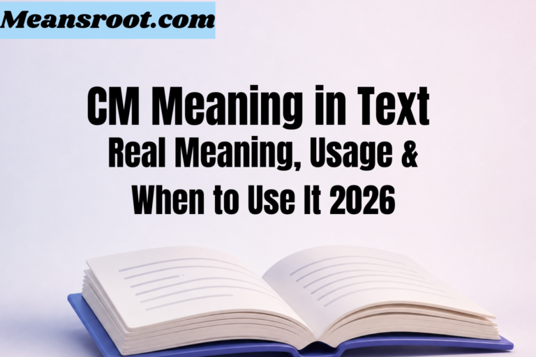 CM Meaning in Text