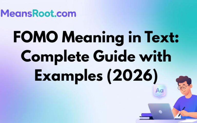 FOMO Meaning in Text