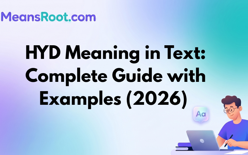 HYD Meaning in Text