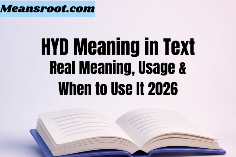HYD Meaning in Text