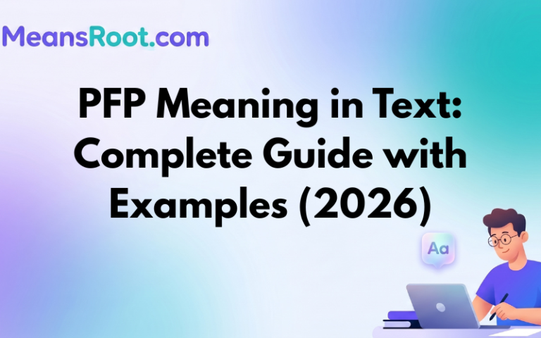 PFP Meaning in Text