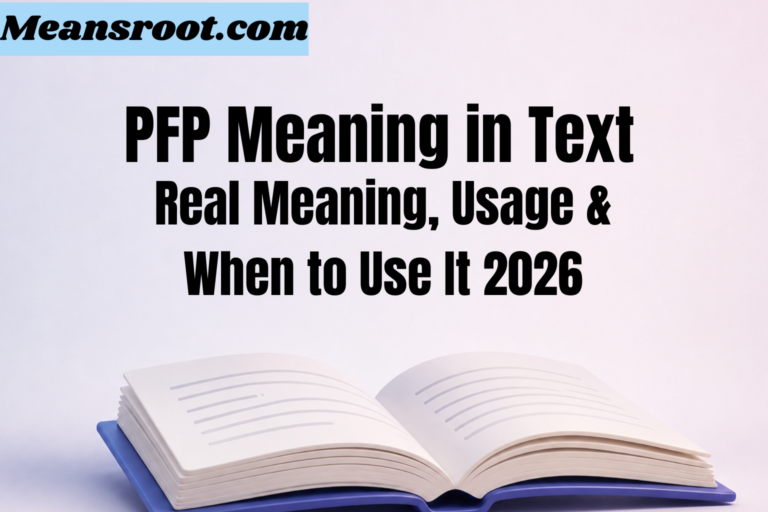 PFP Meaning in Text