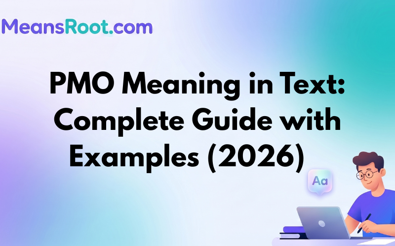 PMO Meaning in Text