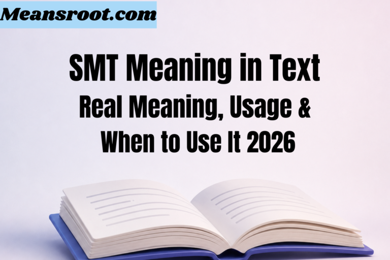 SMT Meaning in Text