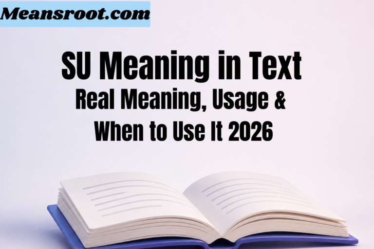 SU Meaning in Text