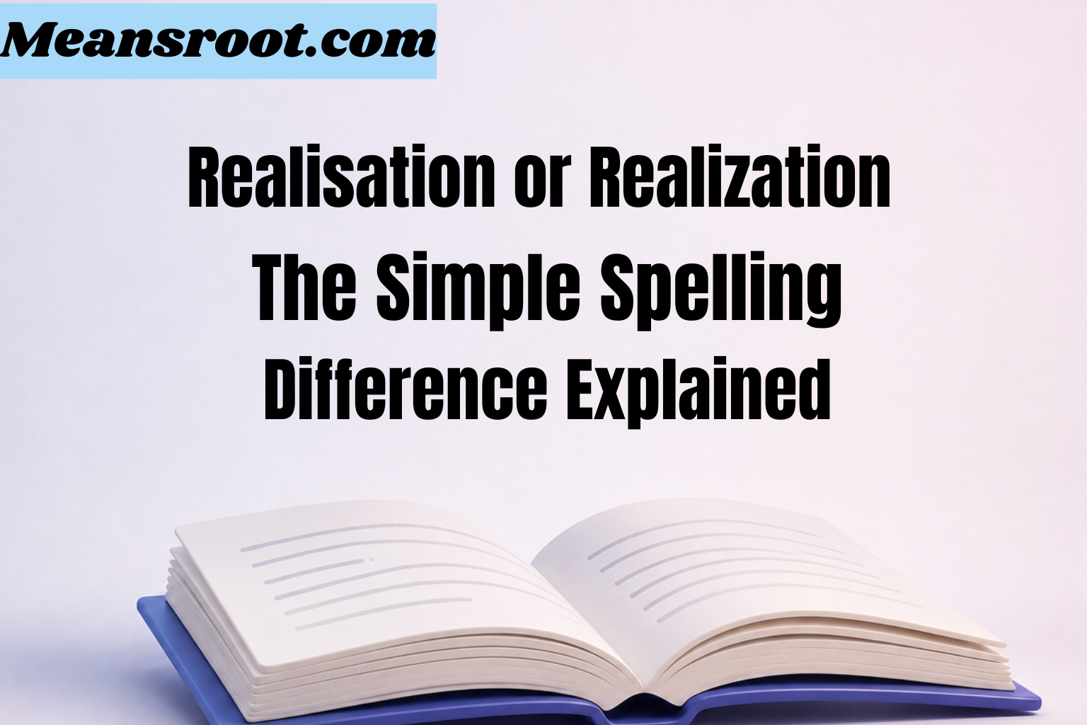 Realisation or Realization