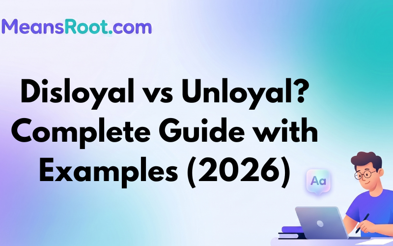 Disloyal vs Unloyal