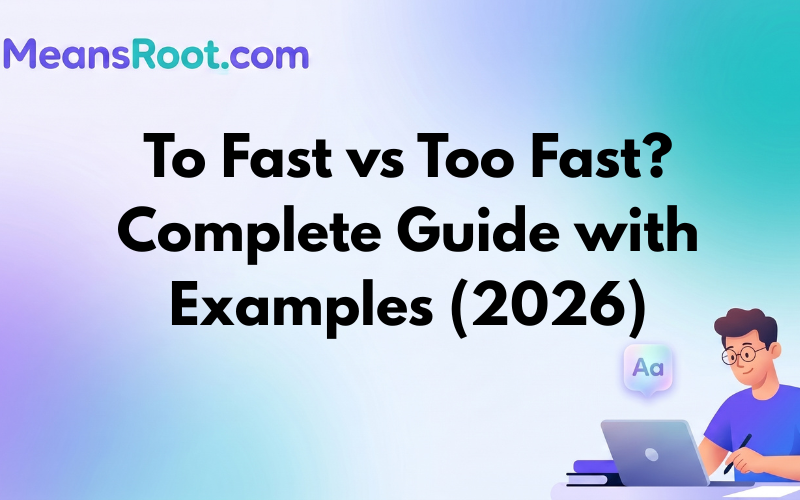 To Fast vs Too Fast